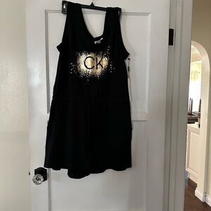 CK Black Sleeveless jumpsuit